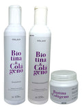 Kit Frilayp Biotina Shampoo + Acondicionador + Baño De Crema