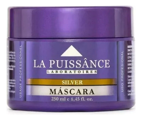 Kit Matizador La Puissance Shampoo Silver X300ml + Mascara Silver X250gr