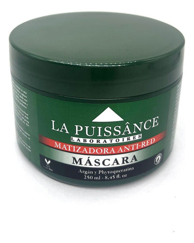 Máscara Matizadora Anti Red Con Argan La Puissance X250ml
