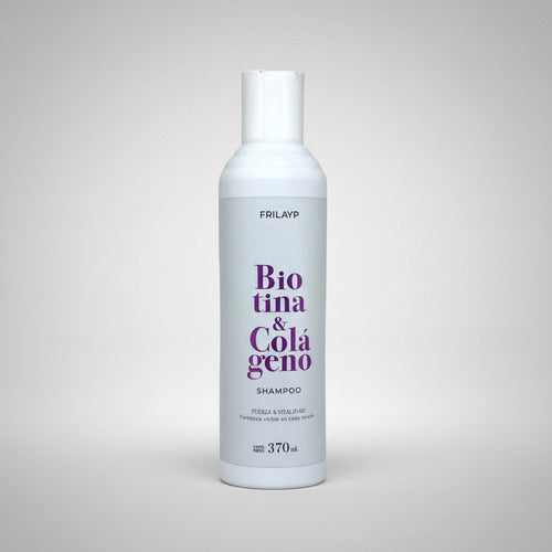 Shampoo Frilayp Biotina Y Colageno Fortaleza Vitalidad 370ml