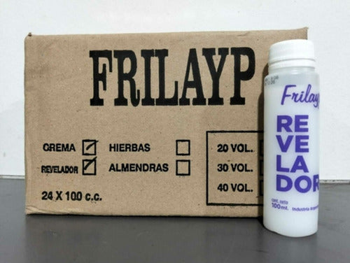 Pack Crema Oxidante Frilayp Revelador X100ml X24uni. Revelador