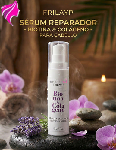 Serum Capilar Biotina Y Colageno Frilayp X30ml Brillo