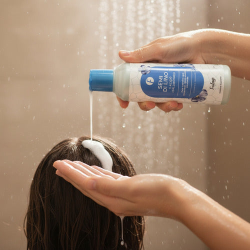 Shampoo Frilayp Semi Lino Y Acido Hialuronico X370ml