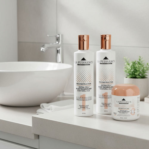 Kit La Puissance Extra Cell Mascara + Shampoo + Balsamo
