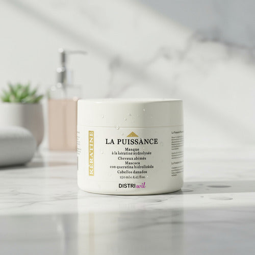 La Puissance Mascara Con Keratina Hidrolizada X 250 Ml