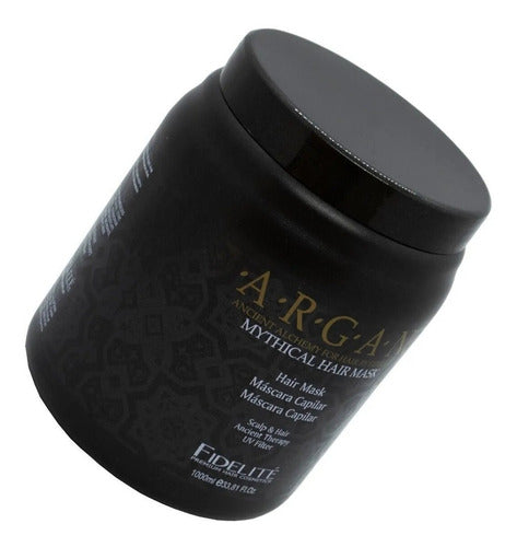 Kit Argan Mythical Mascara + Acondicionador + Shampoo X1000g