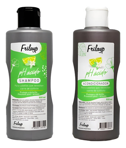 Shampoo + Acondicionador Coco Acido X 970 Ml X 4 Uni