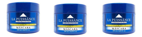 La Puissance Máscara Profesional Matizadora Blue 250ml X3u