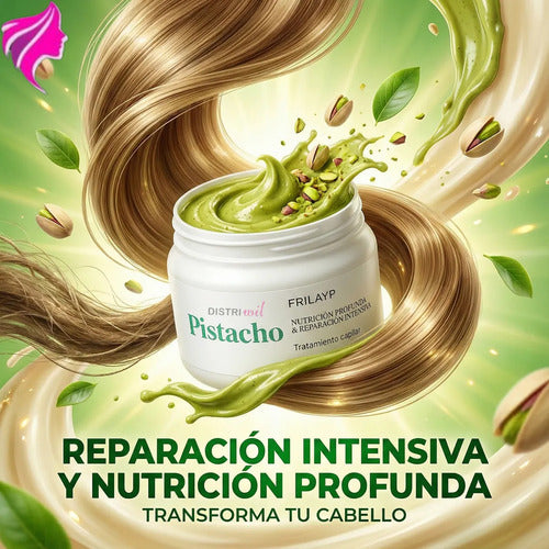Mascara Capilar Pistacho Natural Frilayp X240g Profesional