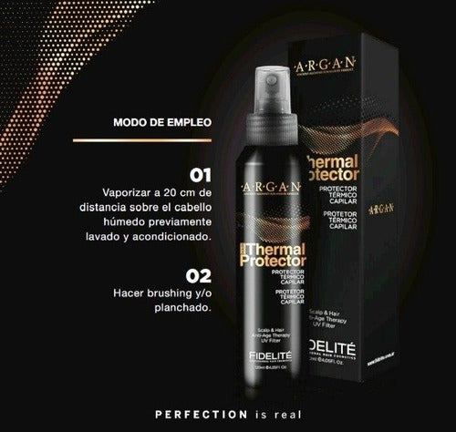 Protector Térmico Capilar Argán Thermal Fidelité X120ml