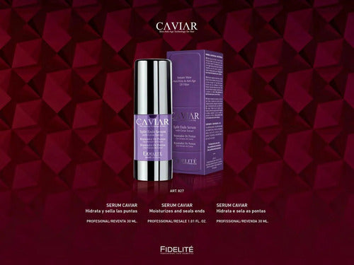 Fidelite Serum Reparador De Puntas Extracto De Caviar X30ml