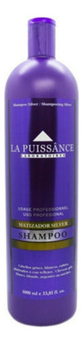 Shampoo Matizador Violeta Silver Rubios La Puissance X1000ml