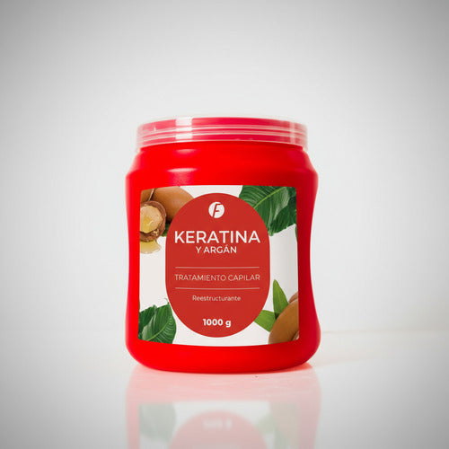 Baño De Crema Keratina Argan 1k