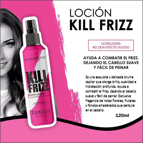 Combo Kill Frizz Fidelite Mascara X500ml + Spray X120ml