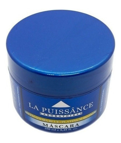 Kit Shampoo Matizador Blue X 300 Ml + Mascara Matizado