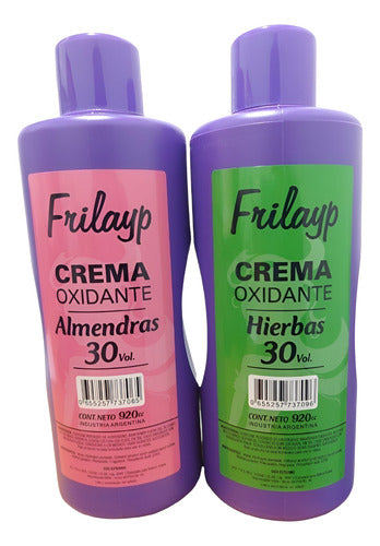 Crema Oxidante Hierba Frilayp X 30 Vol X920ml Hierbas