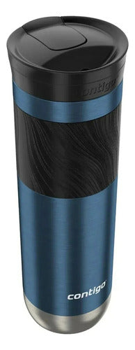 Botella Termica Contigo Byron 709 Ml Blueberry Azul Azul