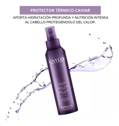Kit Protectores Shine Mist + Caviar + Biphase Desenredante