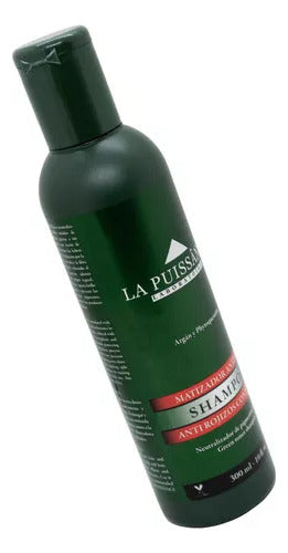 Shampoo La Puissance Matizador Anti Rojo Con Argan X300ml
