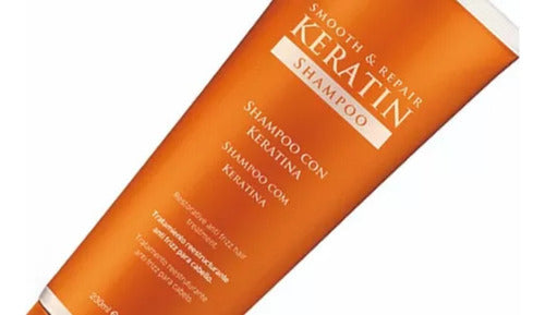 Kit Shampoo + Acondicionador Keratina Smooth Y Repair X230ml