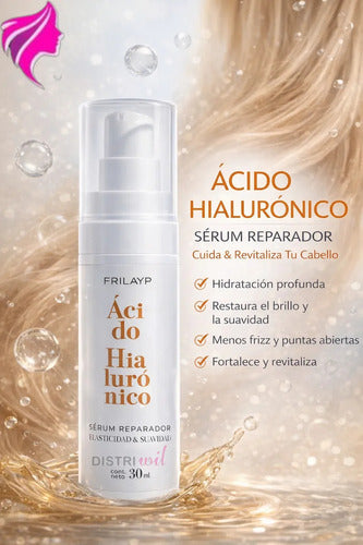 Serum Reparador Capilar Acido Hialuronico Frilayp X30ml