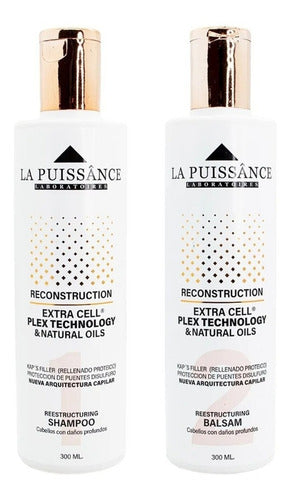 La Puissance Kit Extra Cell Shampoo Paso 1 + Acondicionador