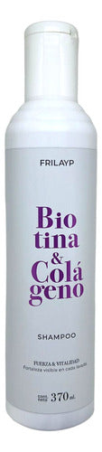 Shampoo Frilayp Biotina Y Colageno Fortaleza Vitalidad 370ml