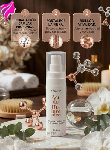 Kit Mascara Acido Hialuronico X240g + Serum X30ml Frilayp