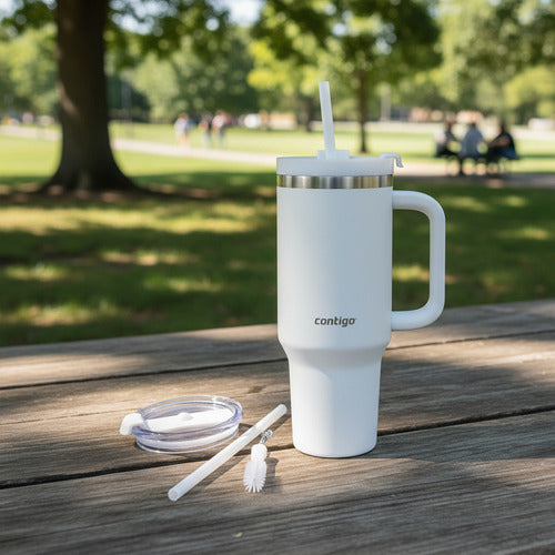 Vaso Contigo Acero Inoxidable Streeterville Blanco X1.18l Blanco Salt