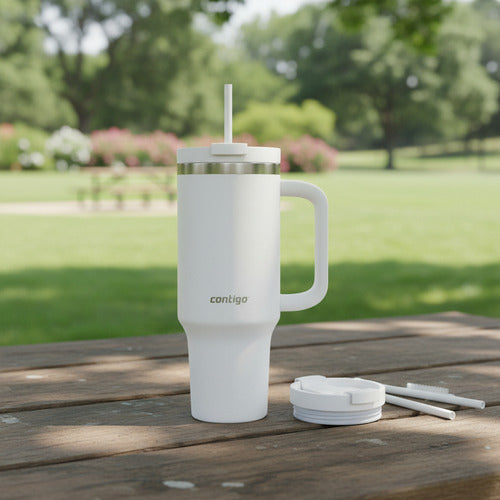 Vaso Contigo Acero Inoxidable Streeterville Blanco X1.18l Blanco Salt