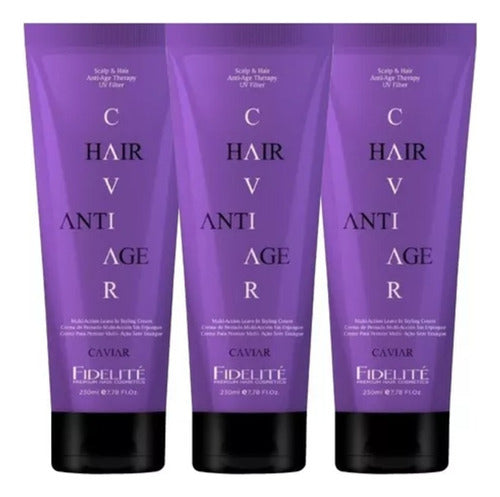 Fidelité Caviar Crema Para Peinar Multi Acción X250ml
