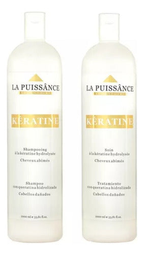 Kit La Puissance Keratina Shampoo + Acondicionador X1000ml