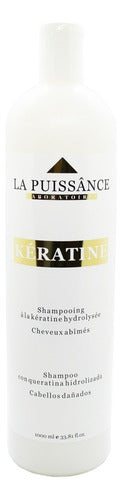 La Puissance Keratina Anti Frizz Shampoo Pelos Dañados X1000
