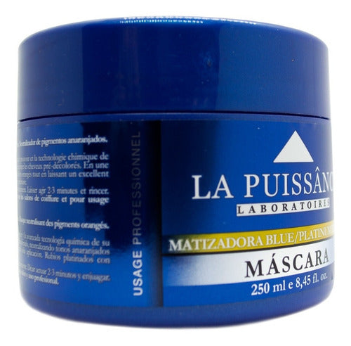 Máscara Matizadora La Puissance Blue Rubios Platinados X250