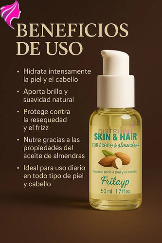 Kit Serums Frilayp Coco + Almendra + Semi Di Lino X50cc