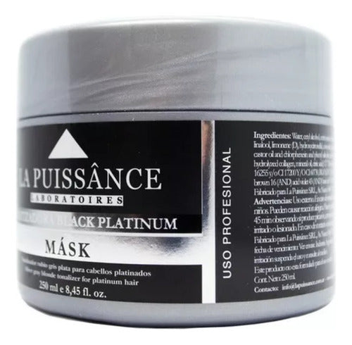 Pack Matizador Shampoo 300ml + Mascara 250ml Black Platinum