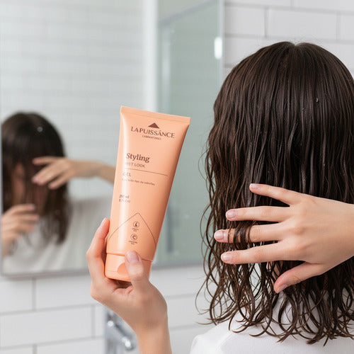 La Puissance Styling Wet Look Gel Fijacion Media X200ml