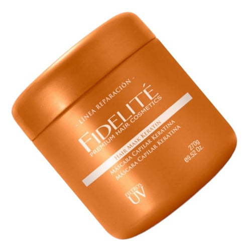Fidelite Kit 3 Mascara Capilar Coco + Keratina + Acido X270g