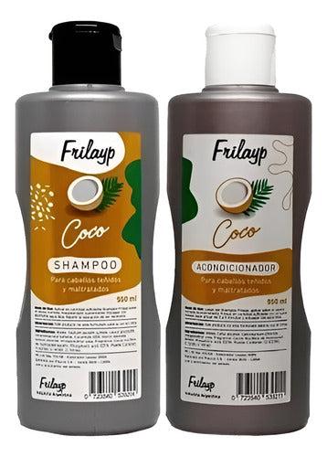 Shampoo + Acondicionador Coco Acido X 970 Ml X 4 Uni