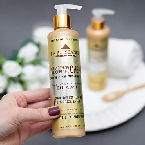 La Puissance Crema De Lavado 2 En 1 Para Rulos X250ml