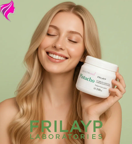 Mascara Capilar Pistacho Natural Frilayp X240g Profesional