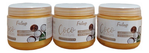 Baño De Crema Botox + Keratina + Coco + Acido 240g X 12uni
