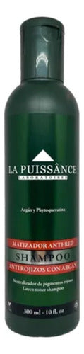 Shampoo La Puissance Matizador Anti Rojo Con Argan X300ml