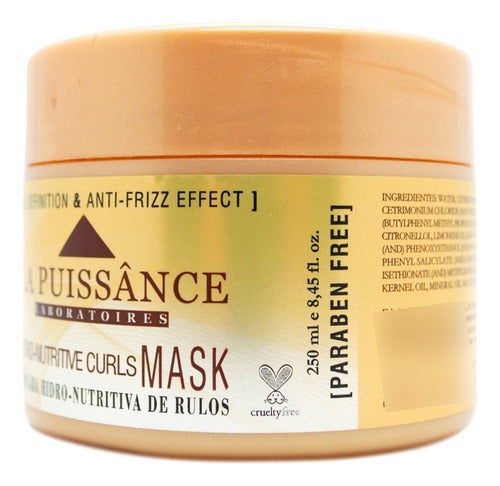 La Puissance Máscara Linea Curly Nutritiva De Rulos 250ml