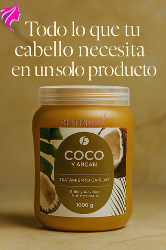 Tratamiento Capilar Argan Y Coco Frilayp X1000g Nutricion
