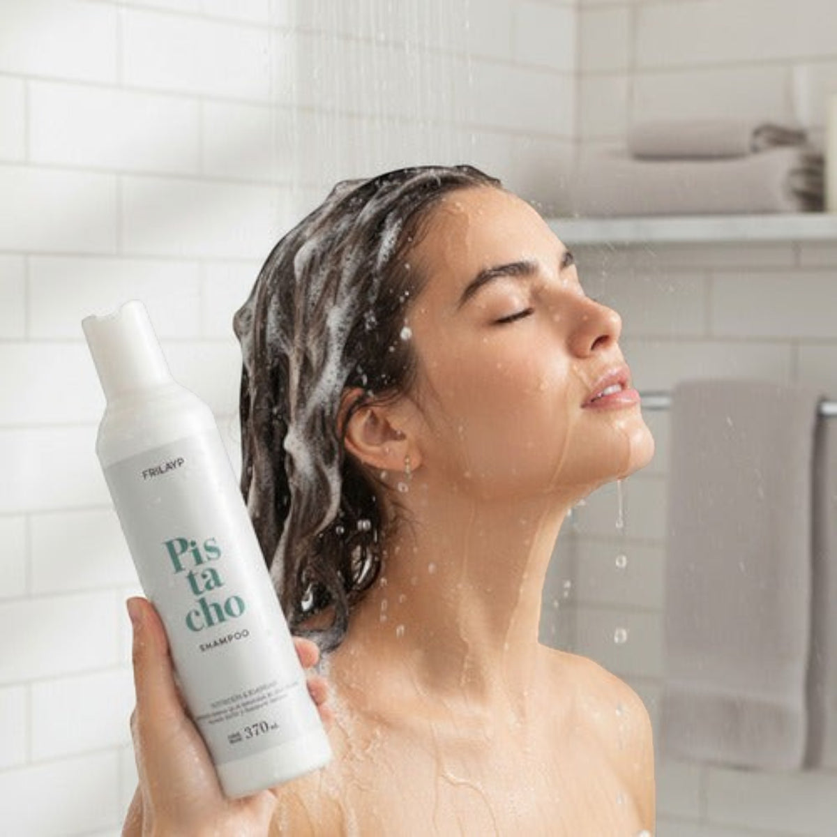 Shampoo Pistacho Frilayp Nutricion Suavidad X370ml