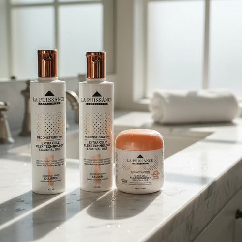 Kit La Puissance Extra Cell Mascara + Shampoo + Balsamo