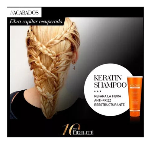 Kit Shampoo + Acondicionador Keratina Smooth Y Repair X230ml