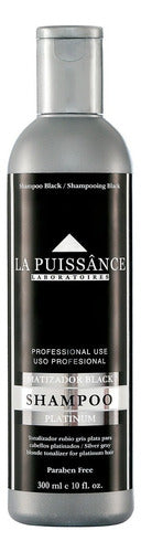 La Puissance Matizador Black Shampoo Pelo Rubio Gris 300ml