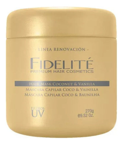 Kit Mascara Fidelite Almendras + Coco Con Vainilla 270g X2u